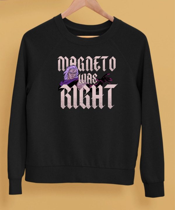 Babsdraws Merch Magneto Was Right Shirt5