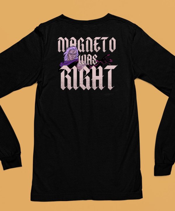 Babsdraws Merch Magneto Was Right Shirt6