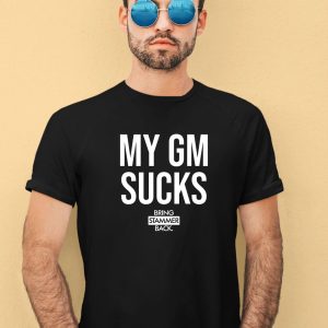 Bringhockeyback Merch My Gm Sucks Tb Fundraiser Shirt 1