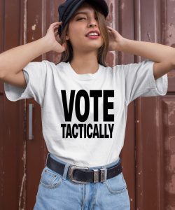 Emma Kennedy Wearing Vote Tactically Shirt3