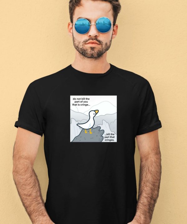 Eveoart Shop Cringe Goose Graphic Shirt2