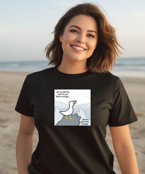 Eveoart Shop Cringe Goose Graphic Shirt3