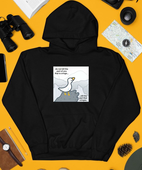 Eveoart Shop Cringe Goose Graphic Shirt4