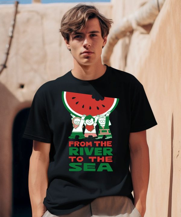 From The River To The Sea Watermelon Shirt