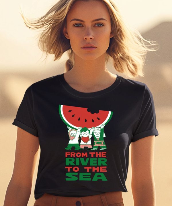 From The River To The Sea Watermelon Shirt1