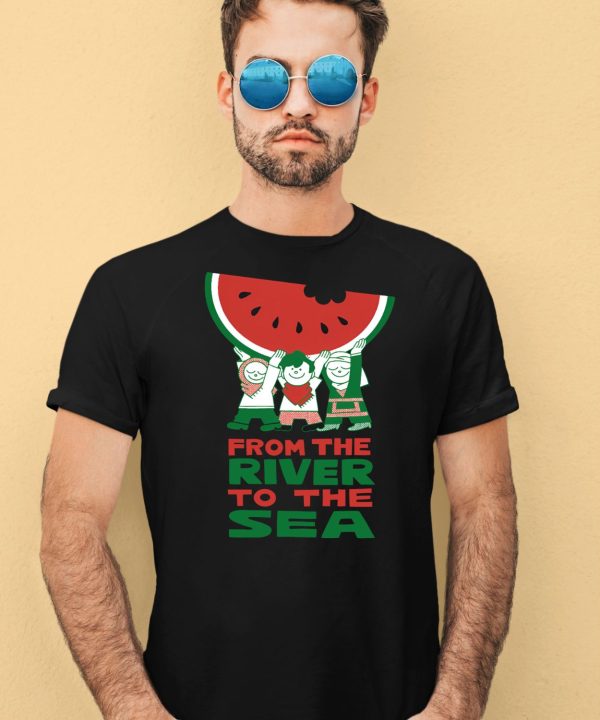 From The River To The Sea Watermelon Shirt2