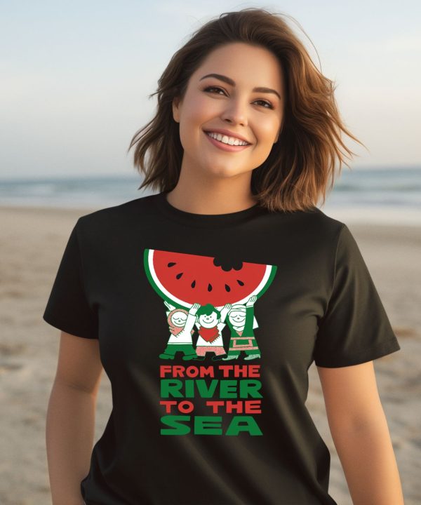 From The River To The Sea Watermelon Shirt3