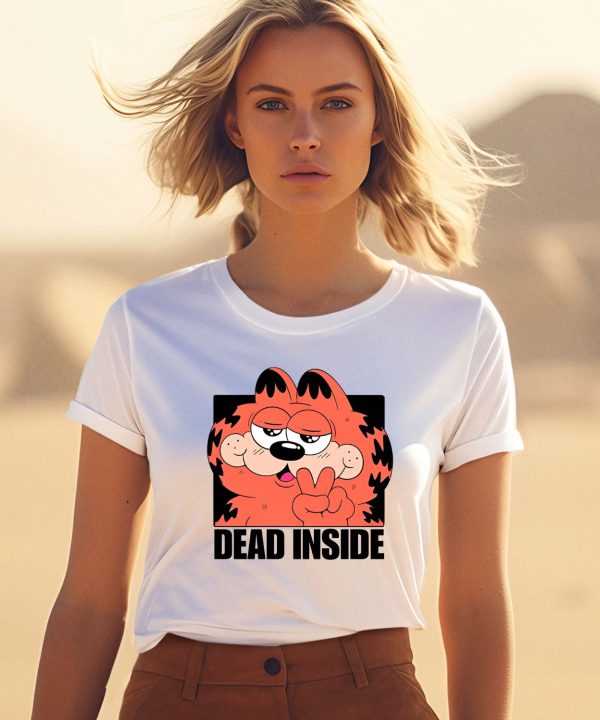 Ghoulshack Garfield Dead Inside Shirt