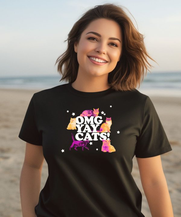 Gotfunnymerch Omg Yay Cats Shirt3