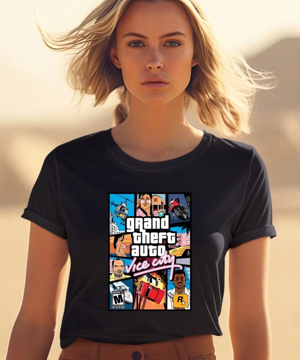 Grand Theft Auto Vice City Games Shirt