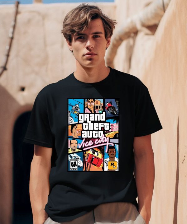 Grand Theft Auto Vice City Games Shirt0