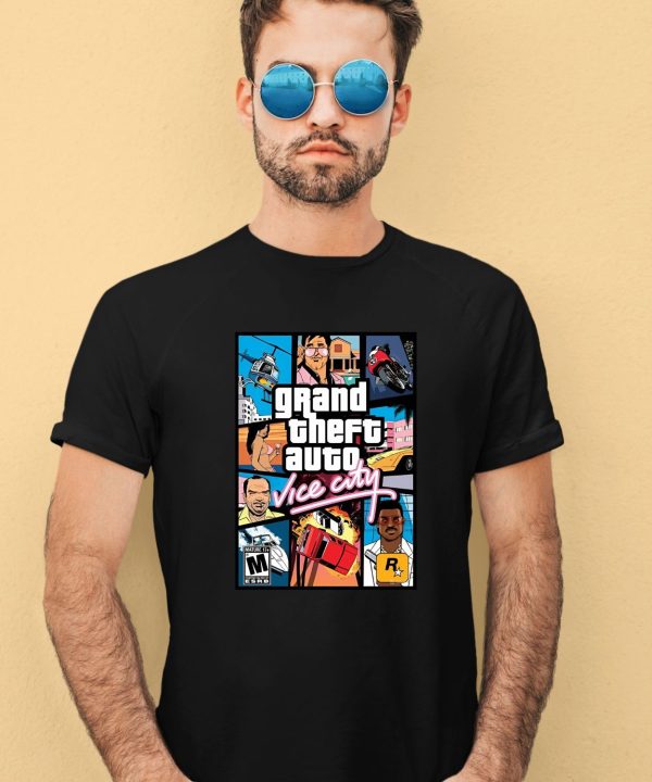 Grand Theft Auto Vice City Games Shirt2