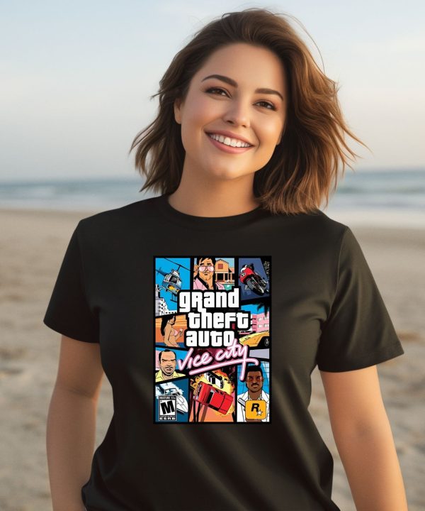 Grand Theft Auto Vice City Games Shirt3