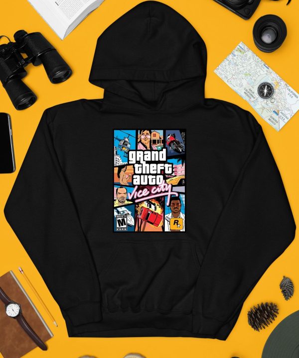 Grand Theft Auto Vice City Games Shirt4