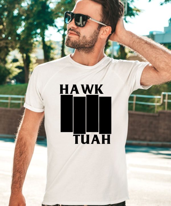 Hawk Tuah Black Flag Shirt