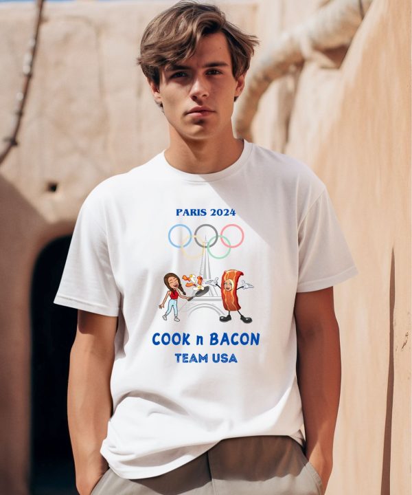 Number1zie Merch Paris 2024 Cook N Bacon Team Usa Shirt0