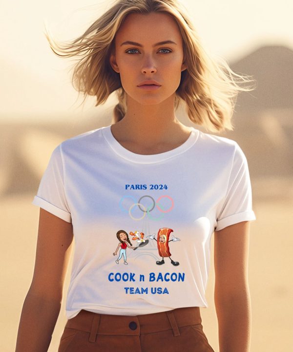 Number1zie Merch Paris 2024 Cook N Bacon Team Usa Shirt1