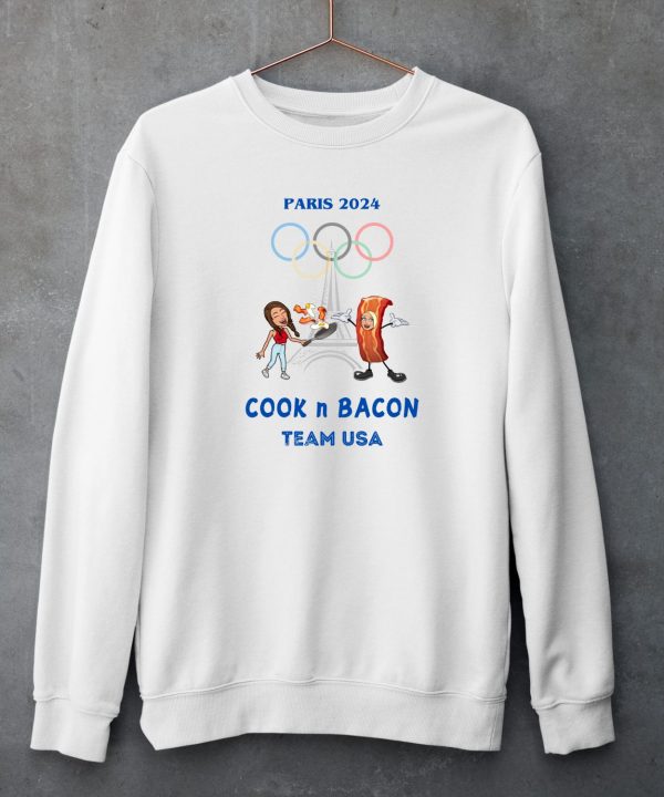 Number1zie Merch Paris 2024 Cook N Bacon Team Usa Shirt5