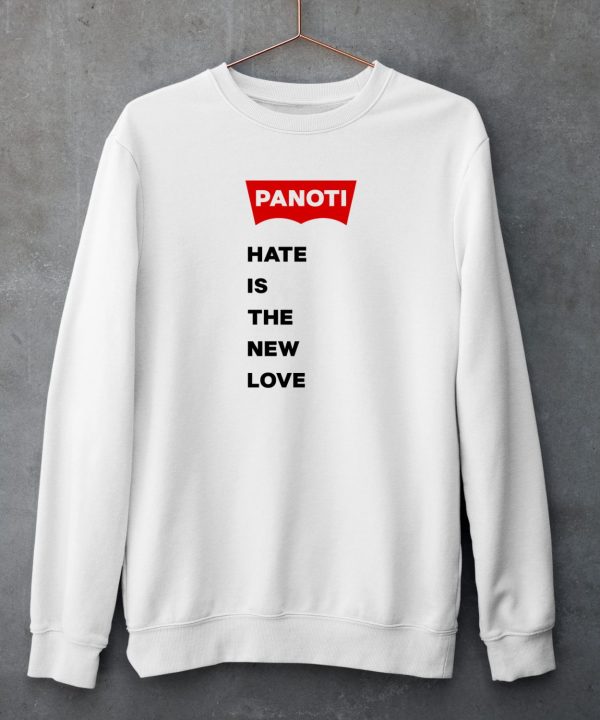 Prafull Billore Wearing Panoti Hate Is The New Love Shirt5