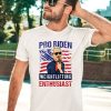 Pro Biden Weightlifting Enthusiast Usa Flag Shirt