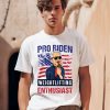 Pro Biden Weightlifting Enthusiast Usa Flag Shirt0