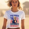 Pro Biden Weightlifting Enthusiast Usa Flag Shirt1