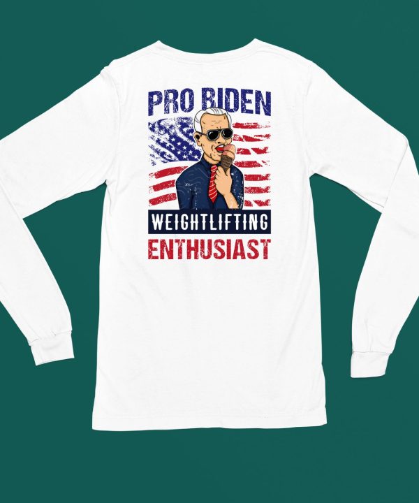 Pro Biden Weightlifting Enthusiast Usa Flag Shirt6