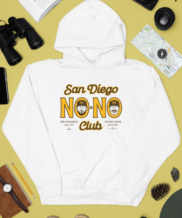 Rotowear Store Merch Dylan Cease And Joe Musgrove San Diego No No Club Shirt4