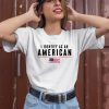 Sage Steele I Identify As An American Flag Shirt3