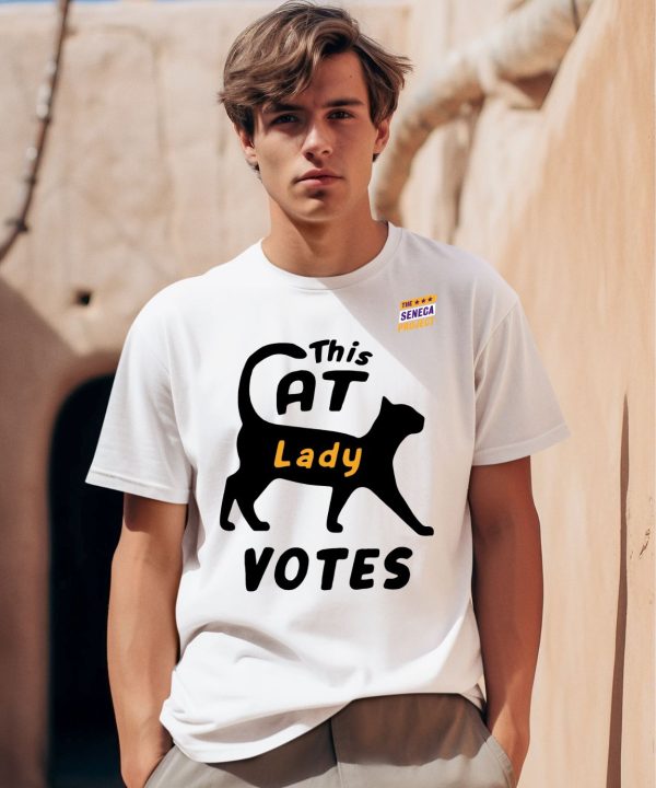 The Seneca Project Store This Cat Lady Votes Shirt0