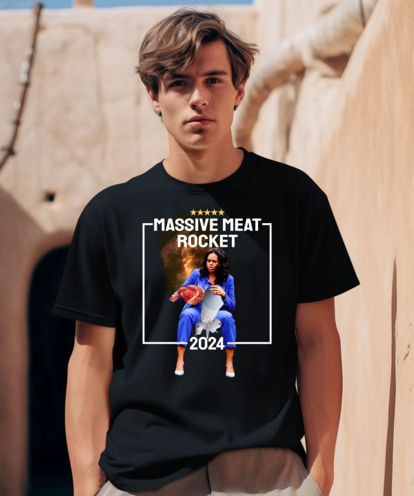 Thebestpoliticalshirts Merch Massive Meat Rocket 2024 Shirt0