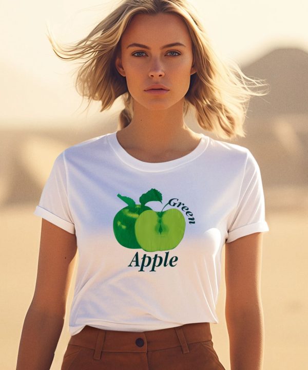 At The Moment Green Apple Shirt1