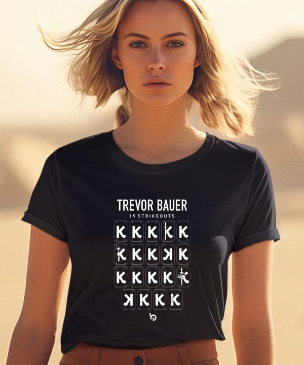 Bauer Outage Merch Store Trevor Bauer 19 Strikeouts Diablos 19K Record Shirt