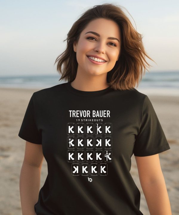 Bauer Outage Merch Store Trevor Bauer 19 Strikeouts Diablos 19K Record Shirt3
