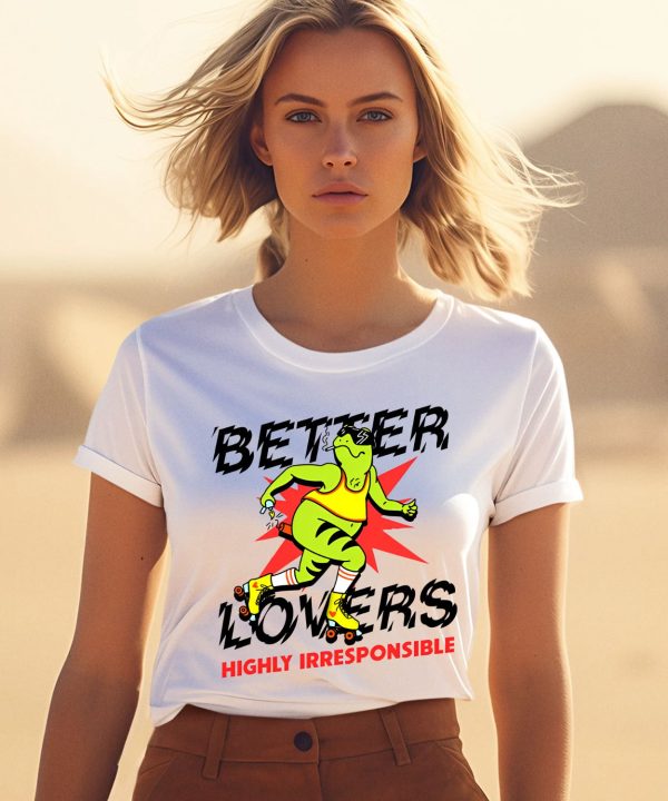 Better Lovers Merch Store Better Lovers Yellow Roller Skating From Shirt