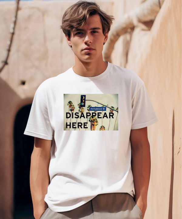 Bret Easton Ellis Merch Store Disappear Here Shirt