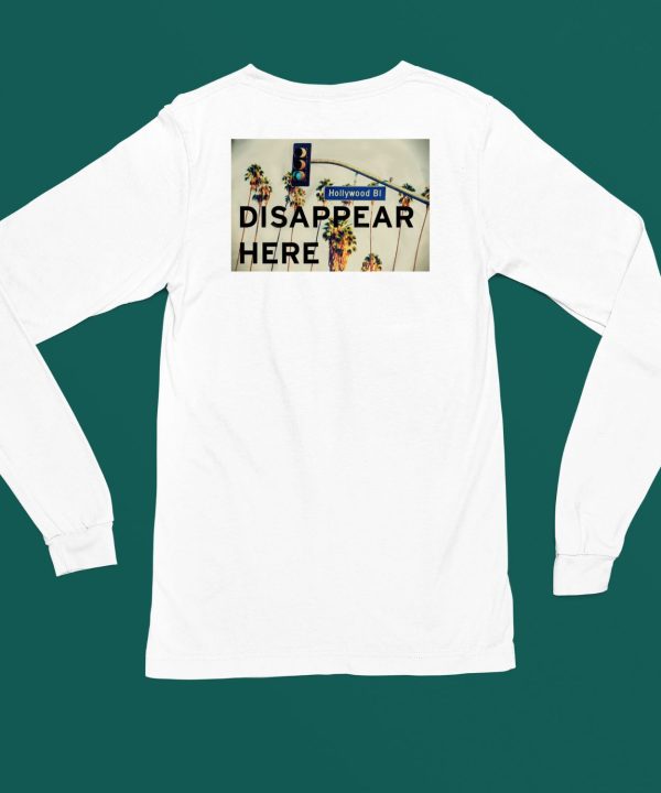 Bret Easton Ellis Merch Store Disappear Here Shirt6