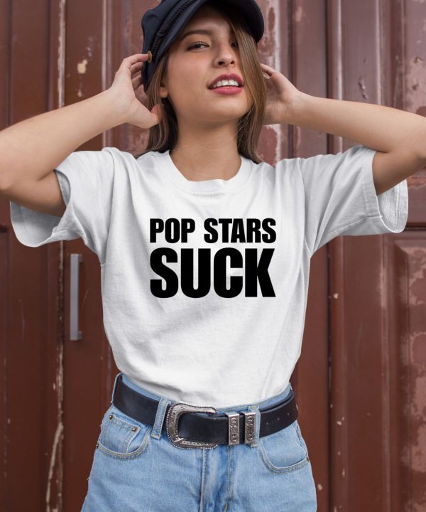 Camila Cabello Wearing Pop Stars Suck Shirt3