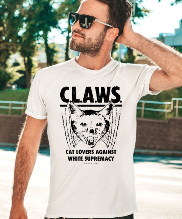 Claws Cat Lovers Against White Supremacy Cat Magic Punks Shirt