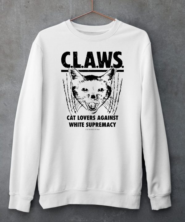 Claws Cat Lovers Against White Supremacy Cat Magic Punks Shirt5