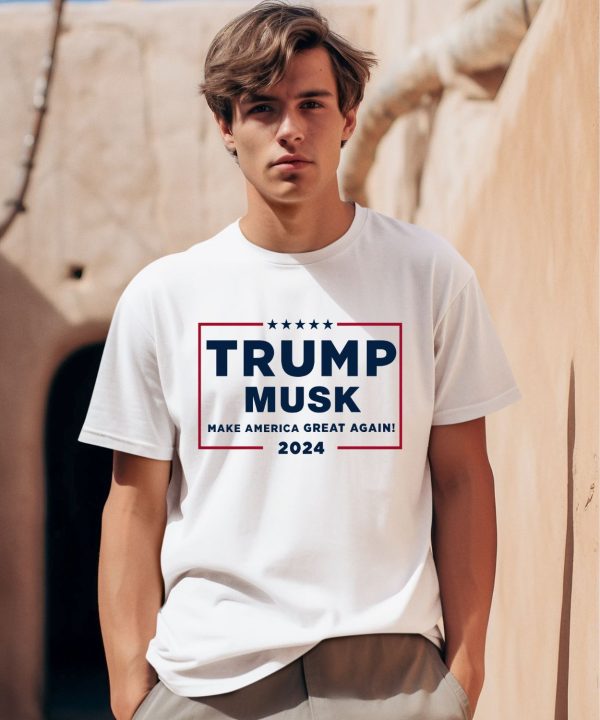 Dogedesigner Trump Musk Make America Great Again 2024 Shirt