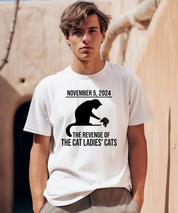 Harris Walz 2024 November 5 2024 The Revenge Of The Cat Ladies Cats Shirt