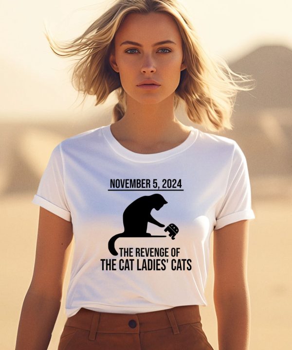 Harris Walz 2024 November 5 2024 The Revenge Of The Cat Ladies Cats Shirt1