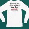 Jack Wearing Everything You Always Wanted To Know About Publicity Shirt6