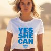 Kamala Harris Store Yes She Can Harris Walz Shirt1