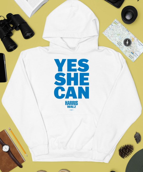 Kamala Harris Store Yes She Can Harris Walz Shirt4