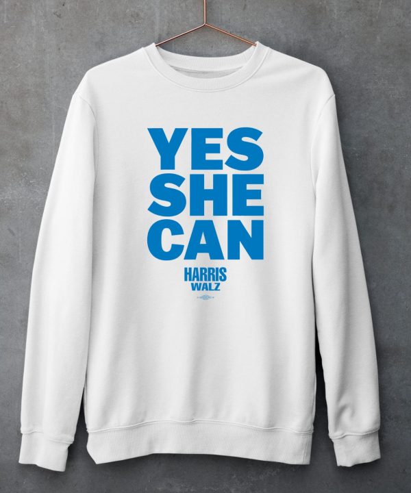 Kamala Harris Store Yes She Can Harris Walz Shirt5