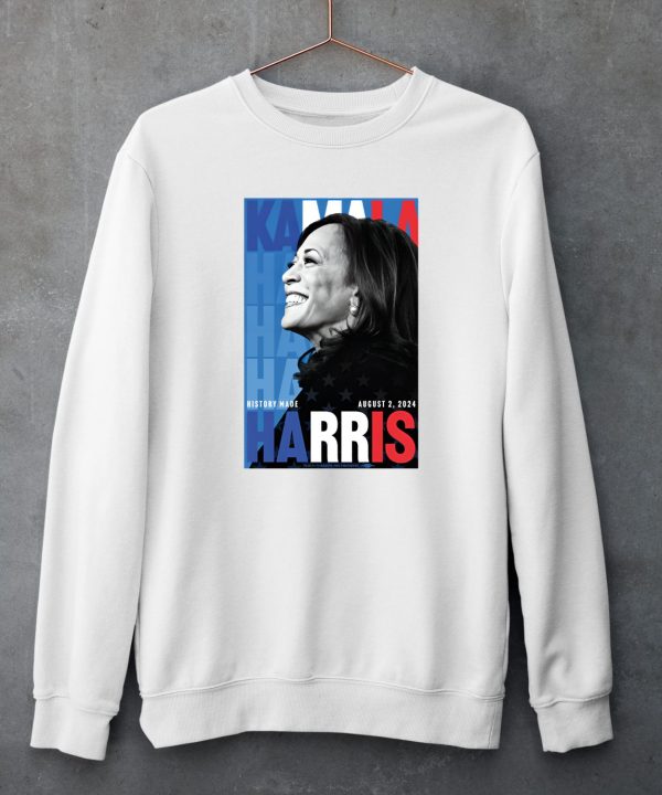 Limited Edition Kamala Harris History Made Poster Shirt5