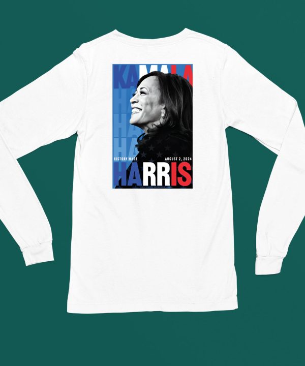 Limited Edition Kamala Harris History Made Poster Shirt6