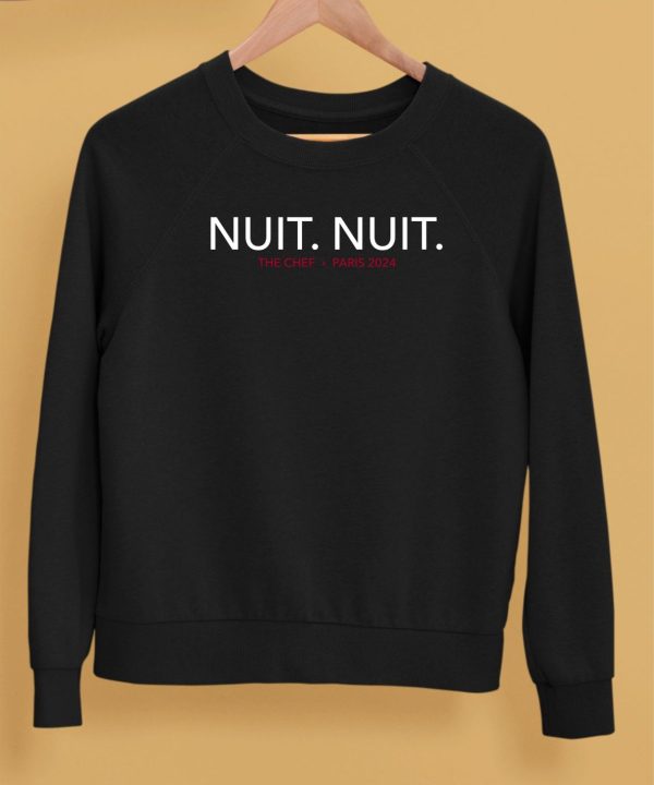 Nuit Nuit The Chef Paris 2024 Shirt5